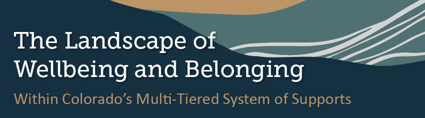 The Landscape of Wellbeing and Belonging — In Colorado's MTSS Systems