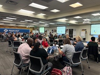 Educators gather for multlingual learner training before the 2024-25 school year.