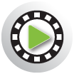Play Icon Indicating Video Resource