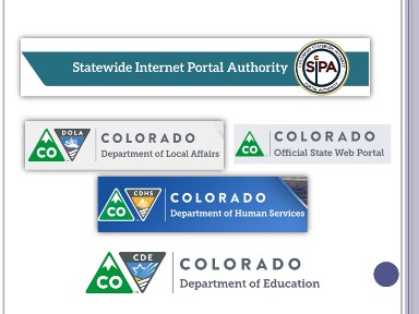 state and local government funding sources: Colorado Department of Education, Colorado Department of Human Services, Colorado Department of Local Affairs, State of Colorado, and Statewide Internet Portal Authority