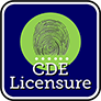 Fingerprints for CDE licensure