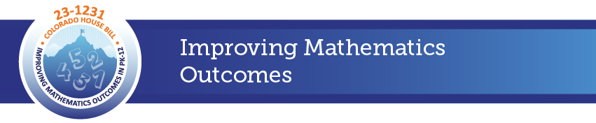 Mathematics outcomes logo and banner