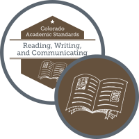 Graphic for academic standards for reading, writing, and communicating