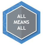 All Means All Logo