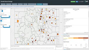 Colorado Educator Workforce GIS Screenshot