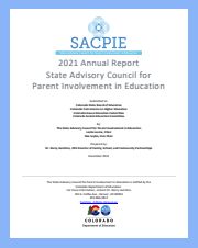 Coverpage of the SACPIE 2021 annual report