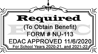 EDAC Stamp Approval NU-113